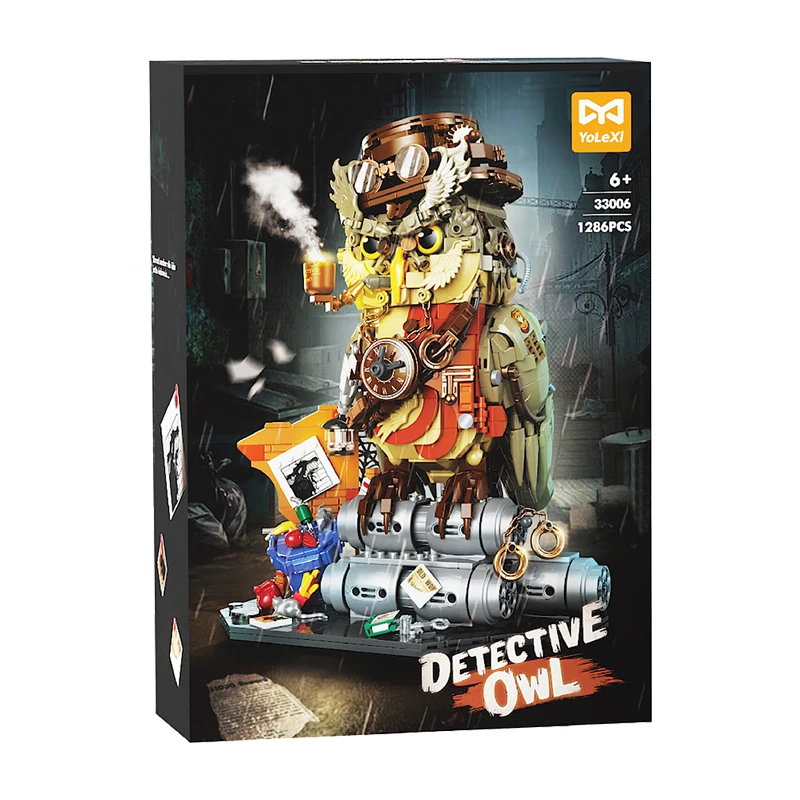

В НАЛИЧИИ 33006 MOC Техническая сова Строительные блоки Сборка кирпичей с животными Модель DIY Игрушки для мальчиков Рождественские подарочные наборы