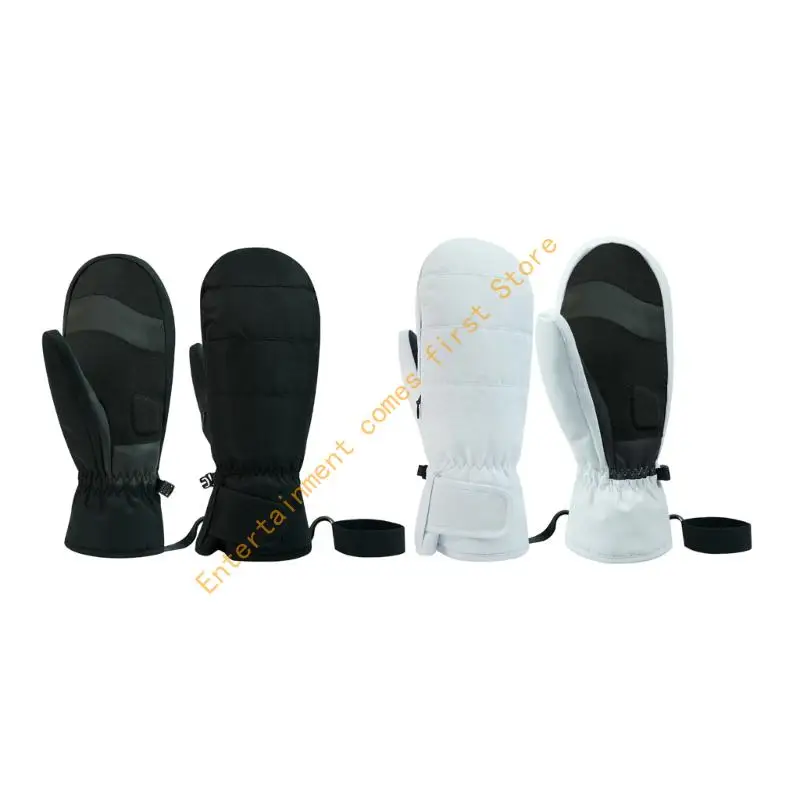 

Adult Ski Gloves Thermal Insulation Windproof Cold Weather Snowboard Gloves 55KD