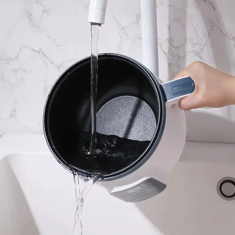 وعاء طبخ أرز كهربائي صغير طبقة واحدة مزدوجة ذكي التلقائي طباخ المطبخ المنزلي 1-2 شخص متعدد الطباخ على البخار وعاء الأرز #4