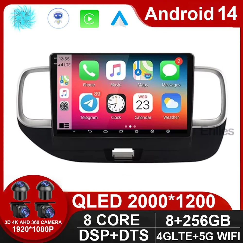 

Android 14 For Hyundai Venue RHD 2019 - 2021 Octa Core Car Radio Multimedia Video Player Head Unit GPS Navigation Carplay NO DVD