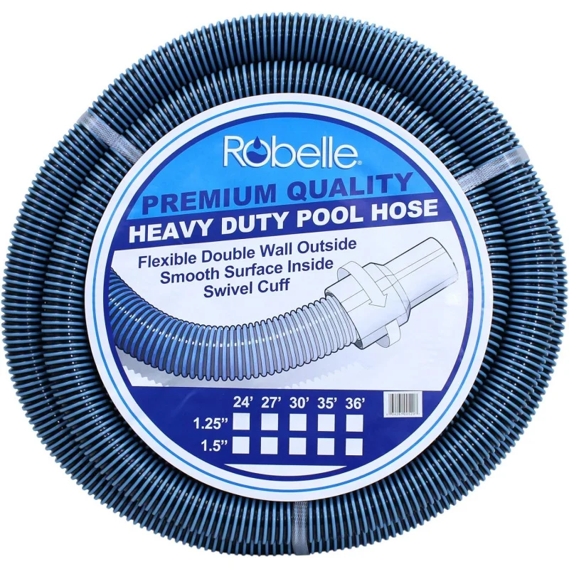 

550 premium quality heavy duty pool hose, 36' x 1-1/4"