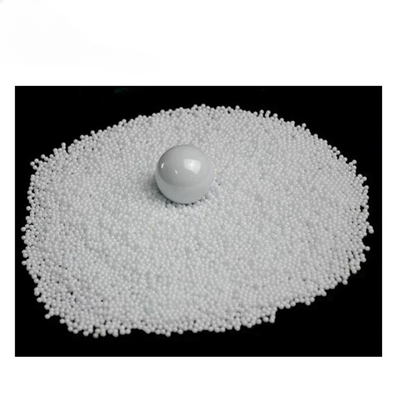 1kg 1mm, 2mm, 3mm, 4mm, 5mm - 15mm High Precision 45% Zirconia Zro2 Grinding Media Ceramic Balls Grinding Beads