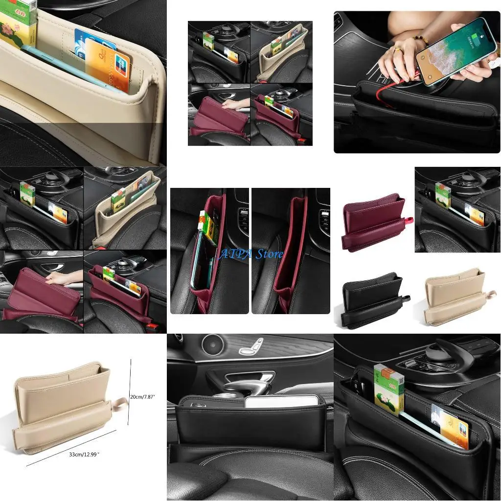 

U13C Storage for Seat Slit for Gap Pocket Driver for Seat Catcher Cup Holde