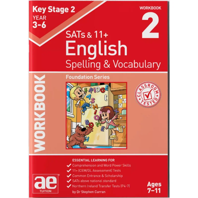 KS2 Spelling  Vocabulary Workbook 2  Foundation Level Warren J Vokes Accelerated Education Publications Ltd 9781911553380 Book