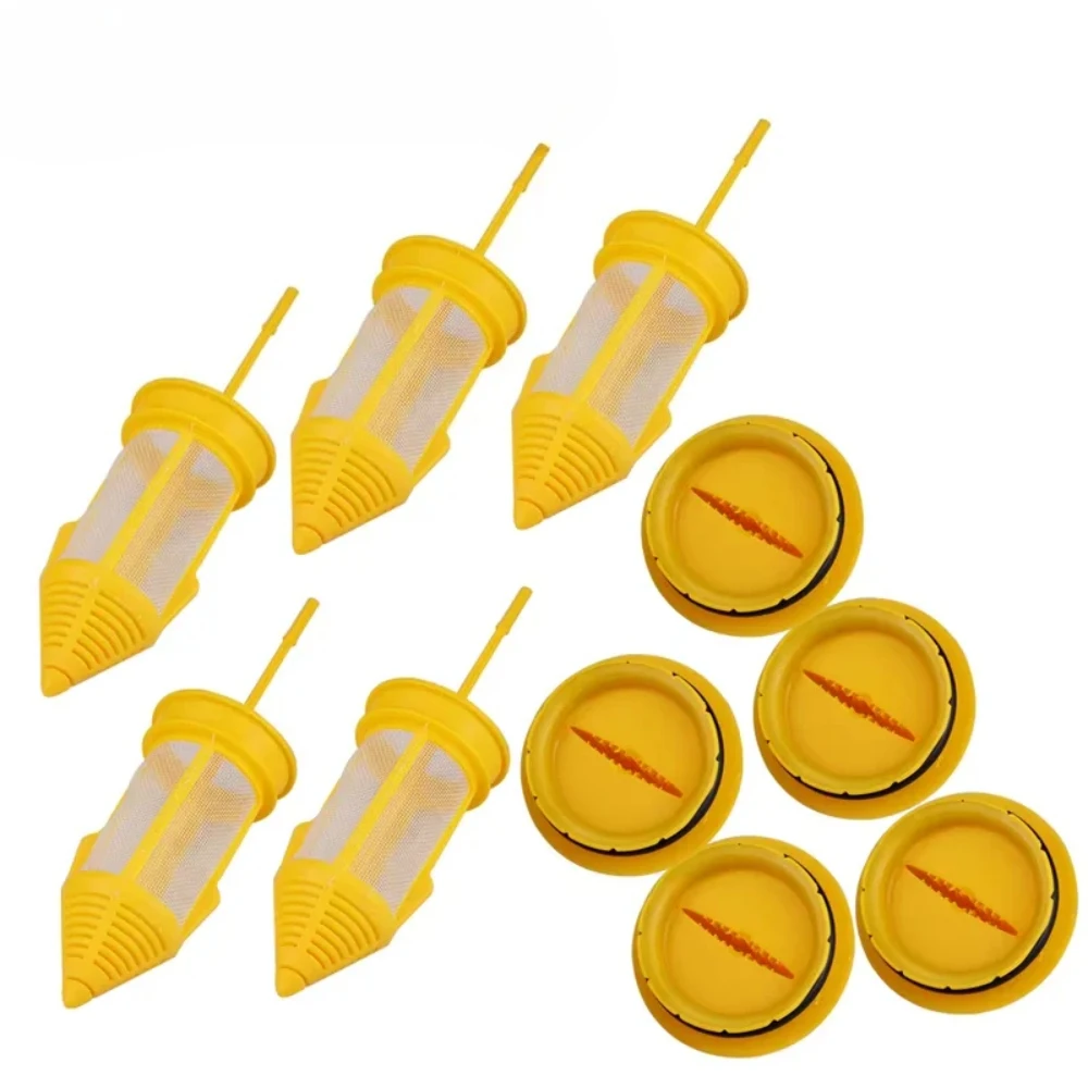 

1pc Dental Suction Filter Cartridge with Protective Lid Prevents Pipeline Clogging for Dental Chair Units Plastic Dental Tool