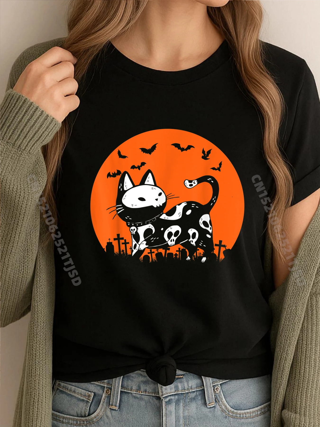 

Хэллоуин Винтаж Бесплатная доставка Одежда Элитный бренд Футболки с принтом