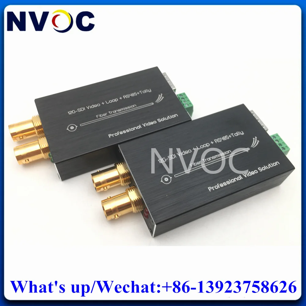 

Broadcasting 1Ch Mini Bi-Directional 12G-SDI to Fiber Converter Transceiver with Tally Signal and 12G BIDI SMF LC SFP Module