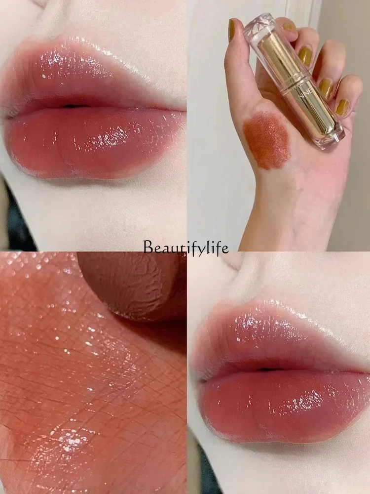 Lipstick Moisturizing Lipstick Gold Tube 101 Milk Tea White Fat Man