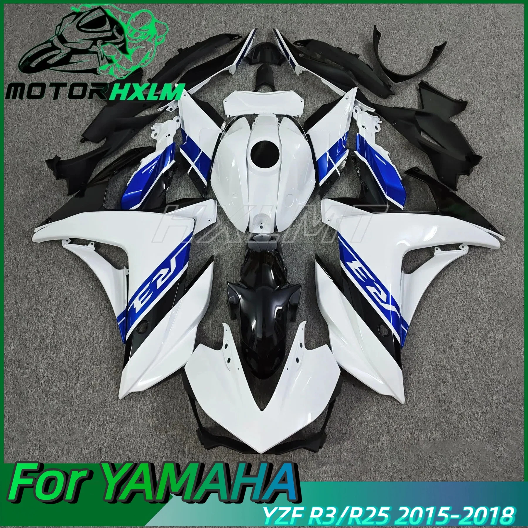Motorcycle Fairings Kit For Yamaha YZFR3 YZFR25 YZF R3 R25 2015 2016-2018 Plastic Mold Fairing YZF-R3 15-18 Bodyframe Cover