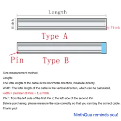 1PCS 600/800/1000/1200mm Flat Flexible Cable FFC FPC LCD Cable 0.5mm Pitch A B AWM 20624 80C 60V VW-1 4/5/6/8/10/20/30/60Pin ECT