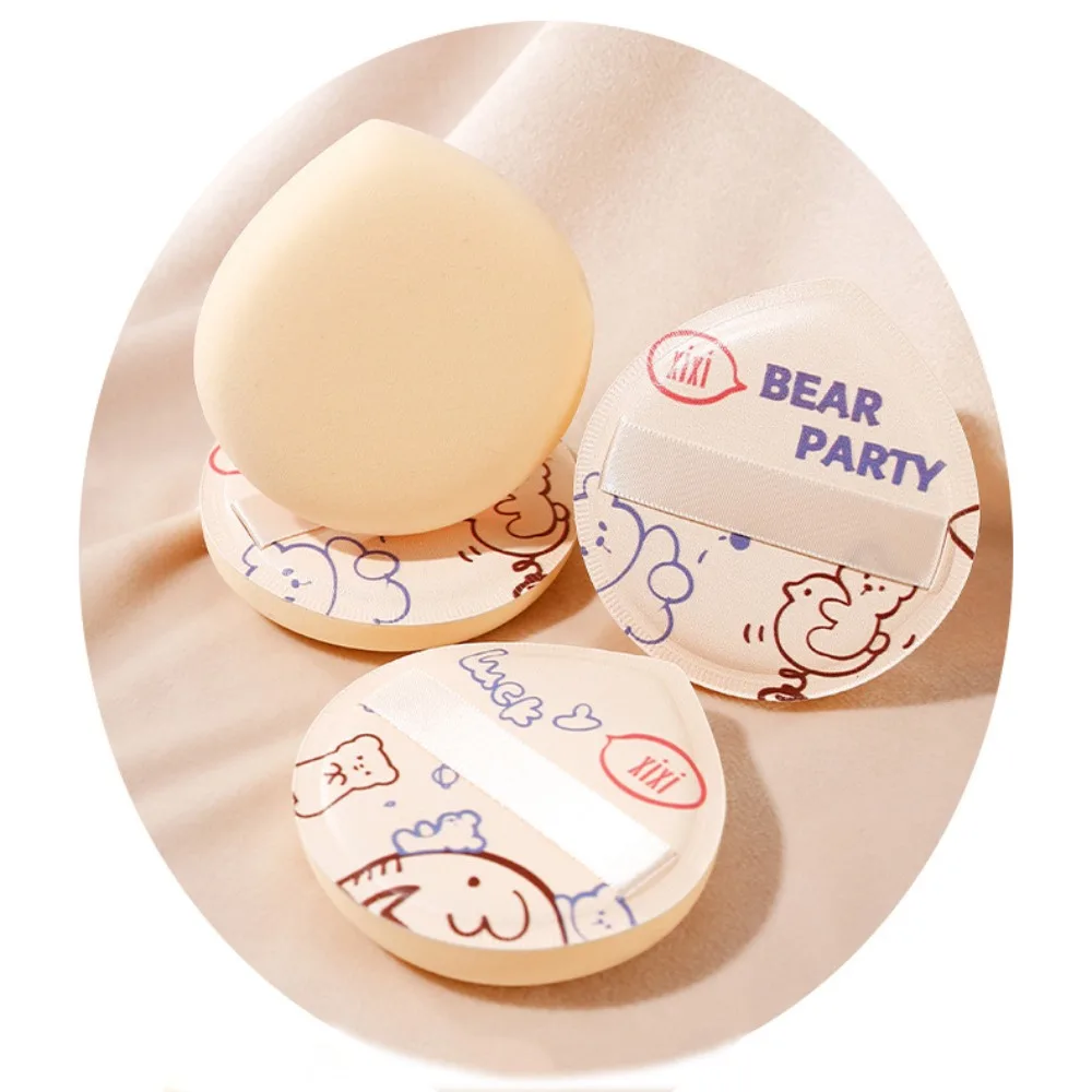 Sponge Air Cushion Makeup Puff Skin-friendly Professional Cartoon Cosmetic Puff Elastic Cotton Soft Air Cushion Powder Puff