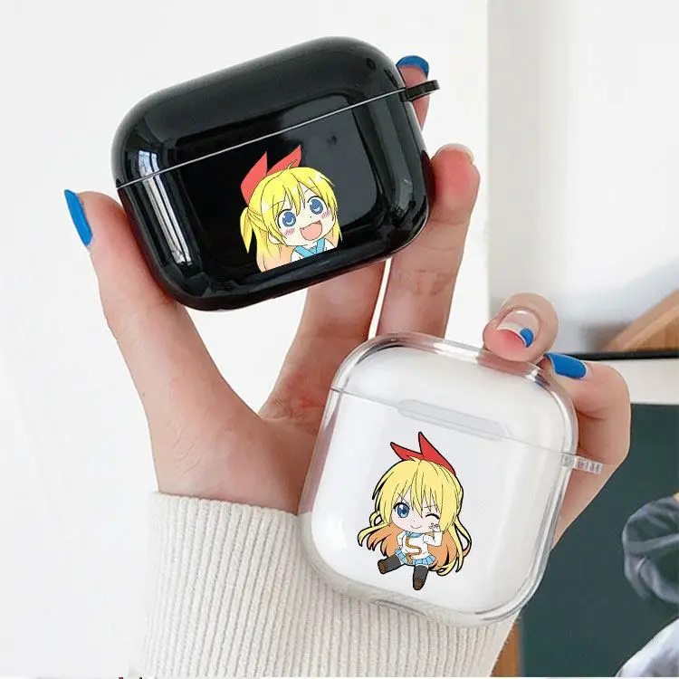 Anime Pattern World Case For Airpods Pro 3 Pro2 Pro Wireless Bluetooth Cover For Airpods 1 2 3 4 with Hanging Ears Shell Silicon