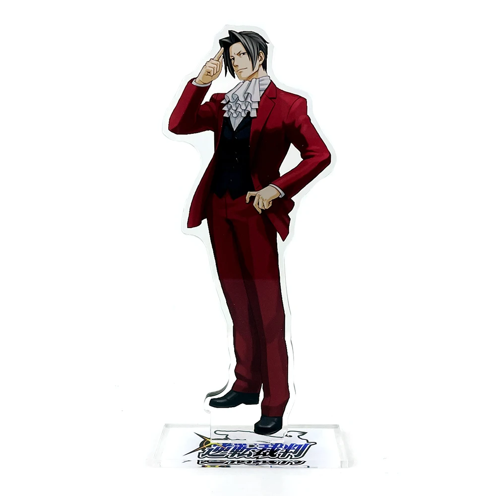 Gyakuten Saiban Phoenix Wright Miles Edgeworth acrylic standee figurines desk decoration cake topper