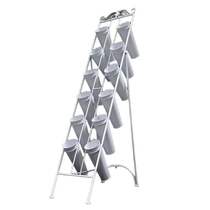 

Flower stand wedding beautiful props, outdoor stairs multi-layer flower shop flower stand high-end shelf