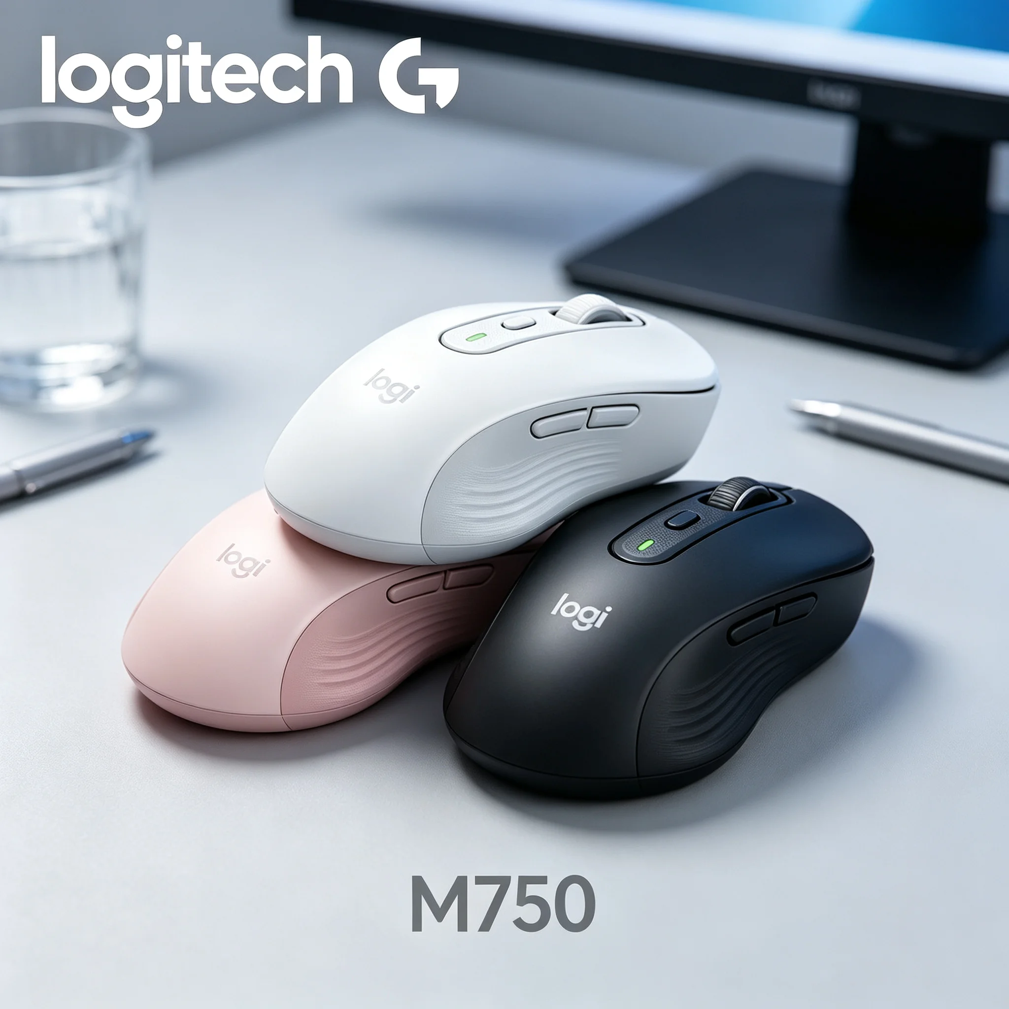 Logitech M750 Smooth Operation Wireless Mice Reliable Input For CS Competitive Match And Complex Contract Office Spreadsheet