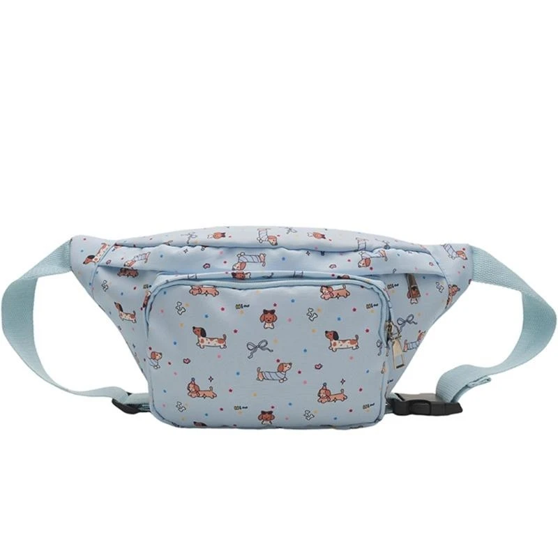 

Dachshund Pattern Waist Bag Large Capacity Fanny Pack Crossbody Belt Bag
