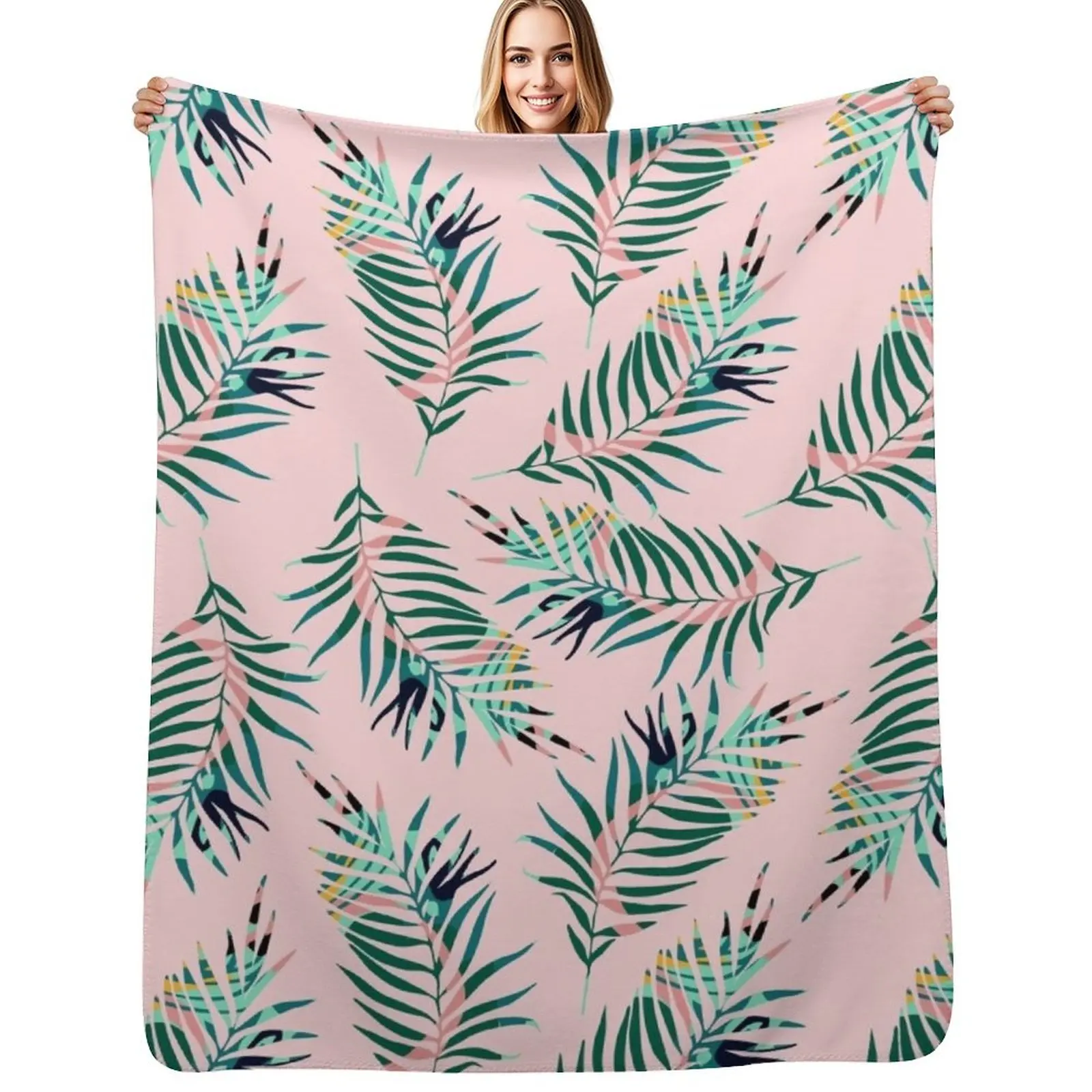 Abstract branches Throw Blanket Luxurious Soft Blanket Holiday Gift for Family