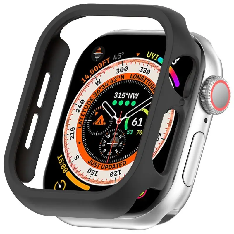 PC Hollow Case For Apple Watch Series 10 42mm 46mm Samrt Watch Strap Bumper Protective Cover For Iwatch S10 Accessories x Shell