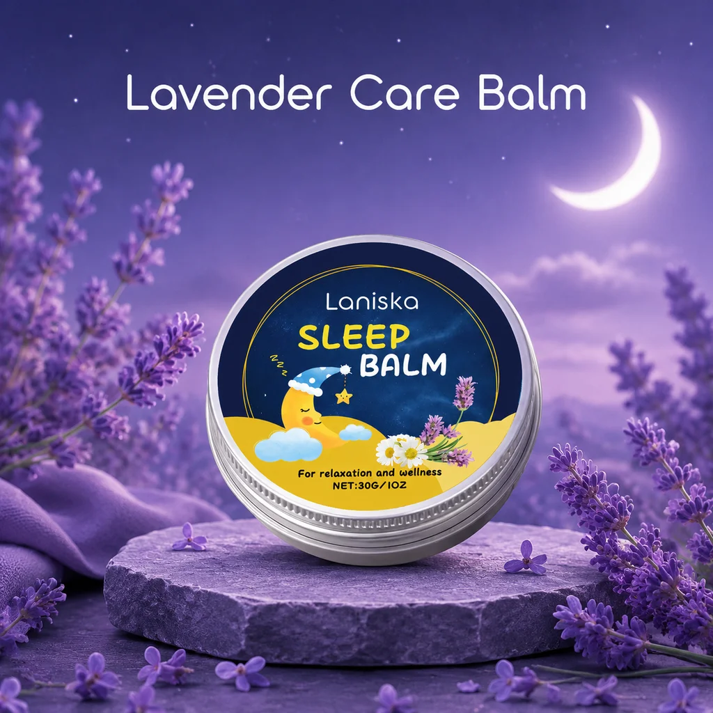 Sleep Cream - Deep Moisturizing Long-Lasting Fragrance Lavender Lily Chrysanthemum Rosemary Portable Night Cream Portable Travel