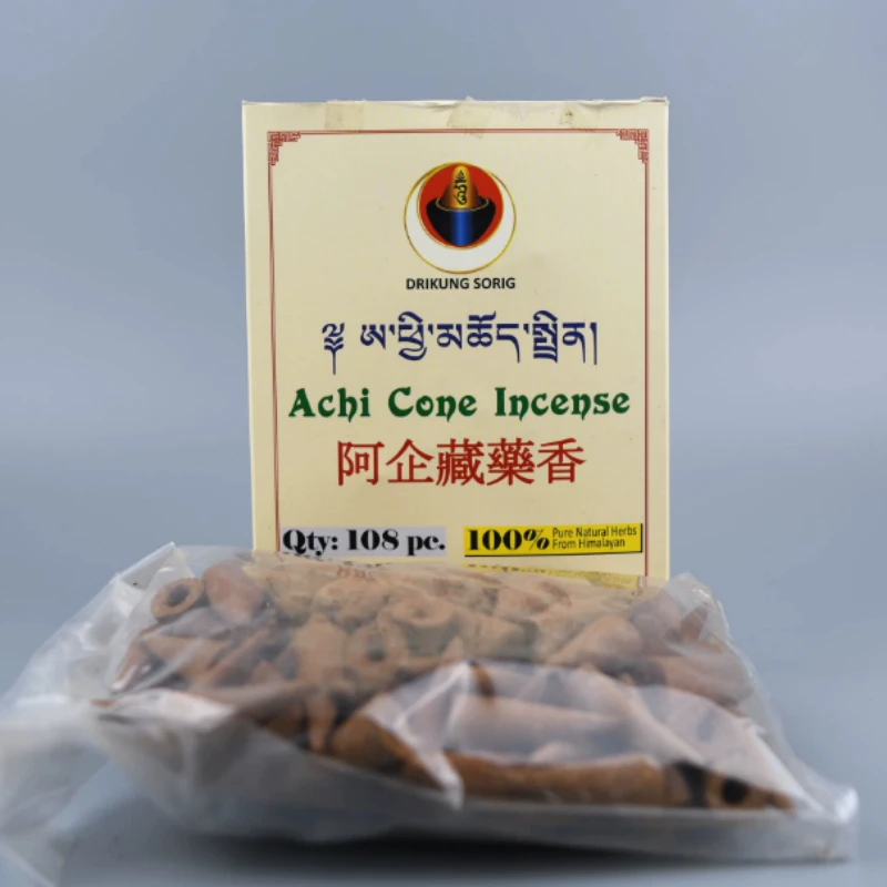 Traditional Tibetan Style Incense Cone Household Temple Worship Study Rooms Meditation Calms Mind Promotes Sleep Removes Odors