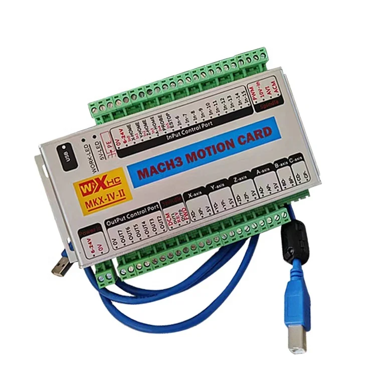 MACH3 USB interface board 4 axis 6 axis numerical control board, motion control card, woodworking accessories
