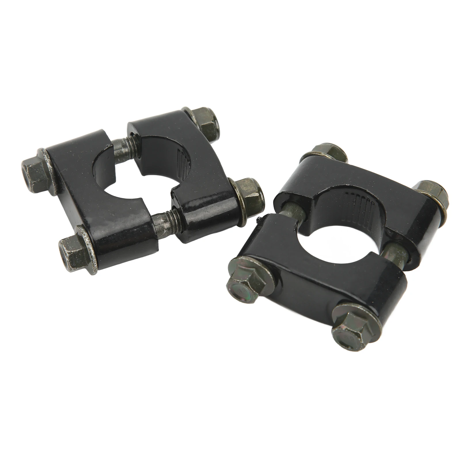 1 Pair 22mm Universal Handlebar Riser Clamp Single Hole Handle Bar Mount Clamp for Motorcycle