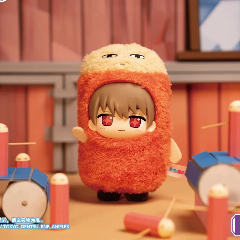 

Плюшевая подвеска-сюрприз Bandai Gintama Kagura (флокированная), модная коллекционная фигурка, украшение для рабочего стола, мягкая кукла, подарок для женщин