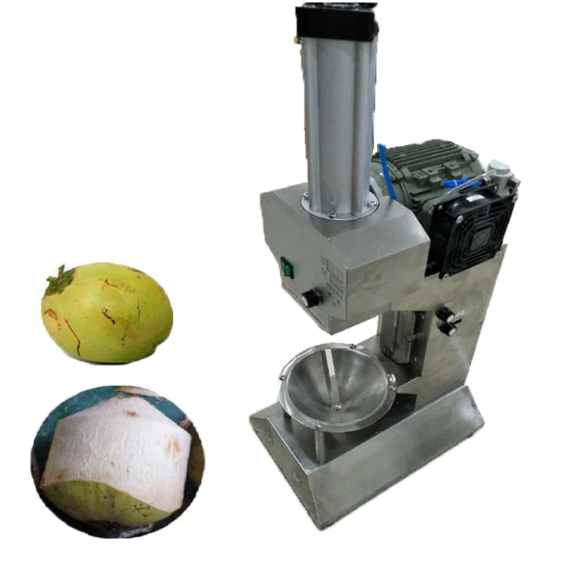 Automatic Green Young Coconut Peeling Machine Simple operation Commercial Electric Young-coconut Trimming Peeling Mechanical