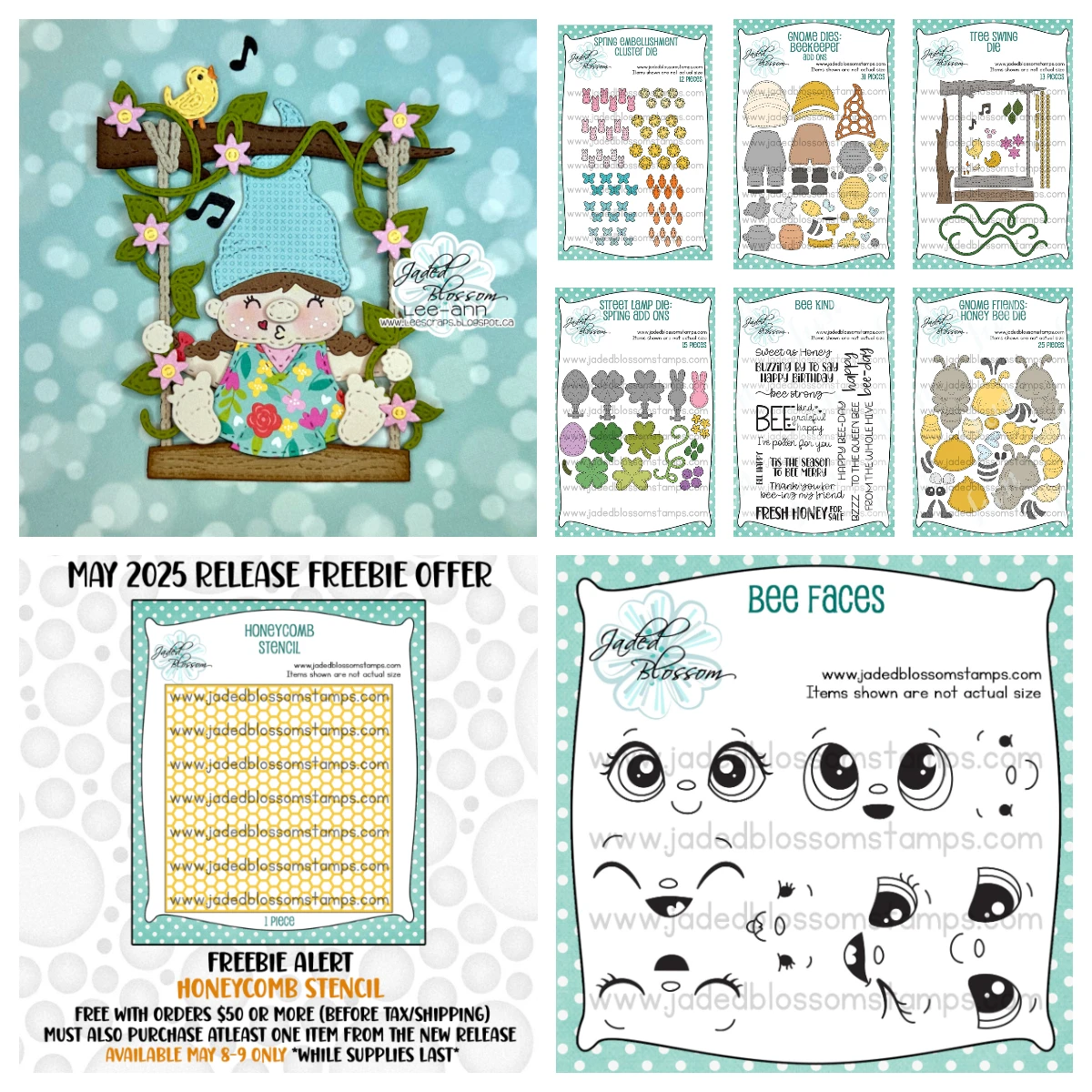 

2025 May New Release Gnome Dies Beekeeper Add on Stencil Spring Embellishment Cluster Animal Face Stamps DIY Scrapbooking Diary