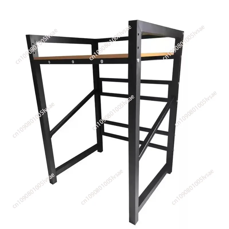 Heavy Duty Washer Dryer Shelf Steel Wood Combo Stackable Storage Rack For Front Load Laundry Organizer