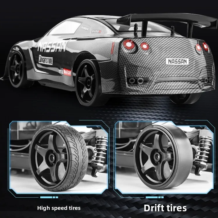 Wltoys 70KM/H High-speed RC Car  Four-wheel Drive Off-road Drift 1:10 Professional Racing Car  40KM/H Boy's Toy birthday gift