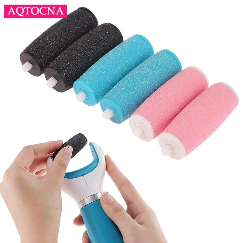 

2pcs Foot care tool Heads Pedi Hard Skin Remover Refills Replacement Rollers For Scholls File Feet care Tool