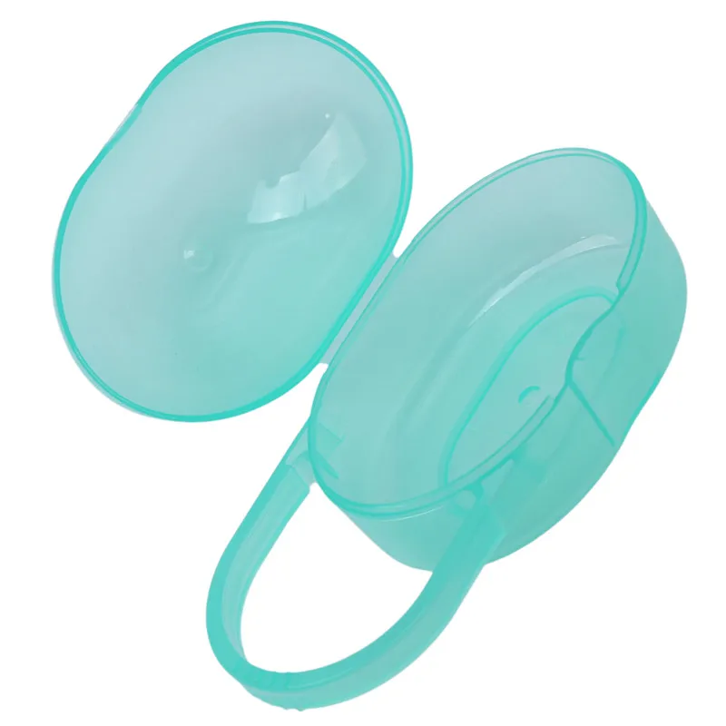 1PC Baby Solid Pacifier Box Soother Container Holder Pacifier Box Travel Storage Case Safe Holder Pacifier PP Plastic Box