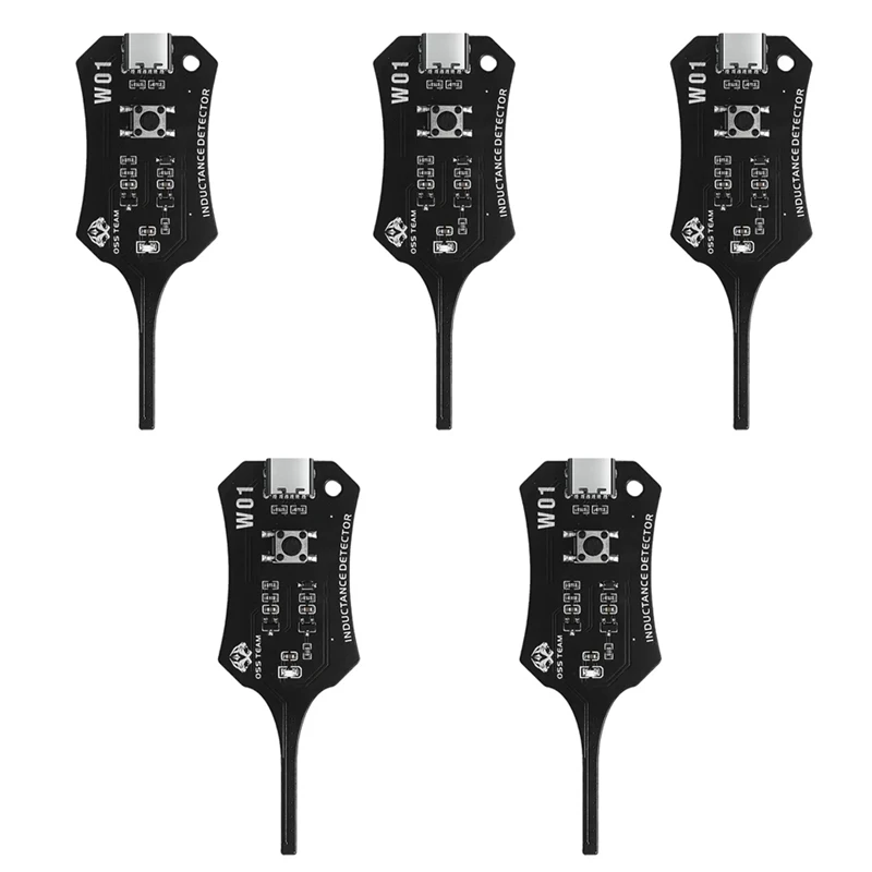 

5PCS/Set OSS W01 Motherboard Coil Tester Inductor Detector Tool For Mobile Phone Component Fault Detection