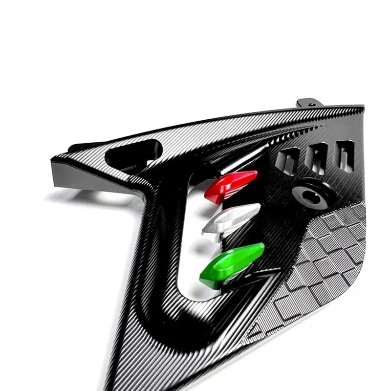 

For Vespa GTS300 Motorcycle Wheel Rocker Protector Shock Absorber Side Cover For GTS300 Motorcycle Accessories Black-Boom