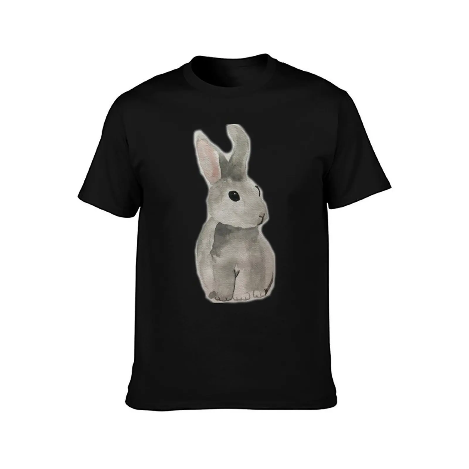 Cute watercolor easter bunny pink orange bunny very cute watercolour rabbit Cute Bunny Rabbit Loaf T-Shirt, Unisex Men Women