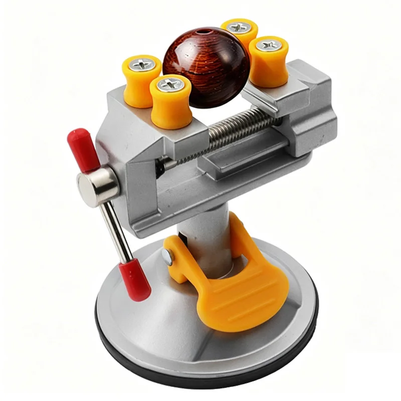 Table Vise Household Workbench Toggle Clamp Pliers Adjustable Jaw Screw Quick Positioning Fixture 360 Degree Rotating