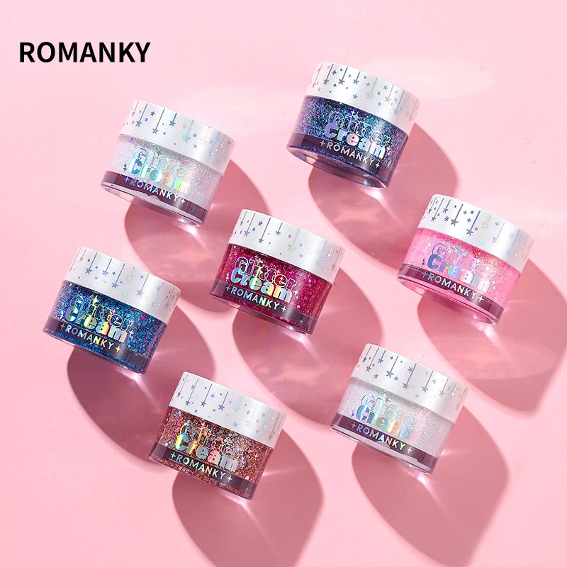 Flüssige Körper Glitter Pailletten, Meerjungfrau Gesicht Glitter Make-up Pailletten, Haar glitzert Körper Schimmer für Party Festival und Bühne 1 stücke