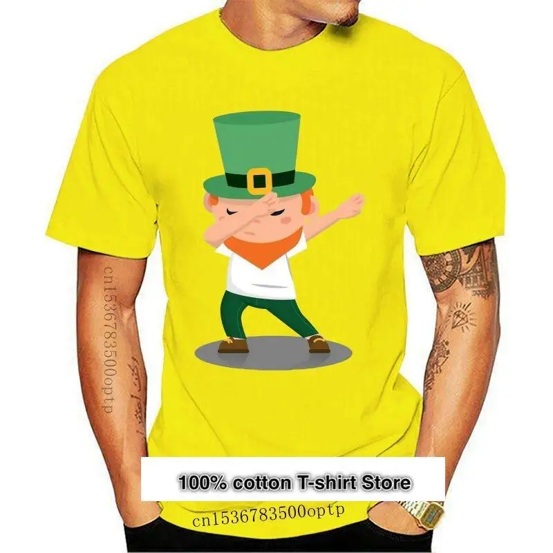 Camiseta de Dabbing Leprechaun St Patricks Day para hombre y mujer, divertida, regalo irlandés, JA78