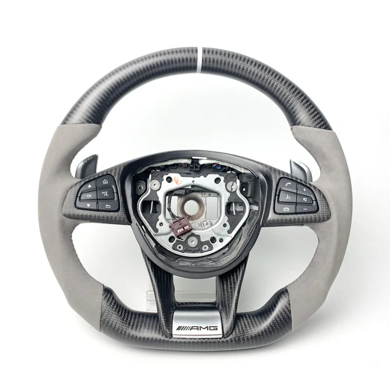 old models to upgrade the new for Mercedes-Benz W205 generation AMG W204C180 modified carbon fiber steering wheel