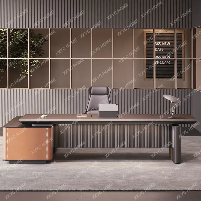 L Light Luxury  Selection President Manager Taipantai medieval office table