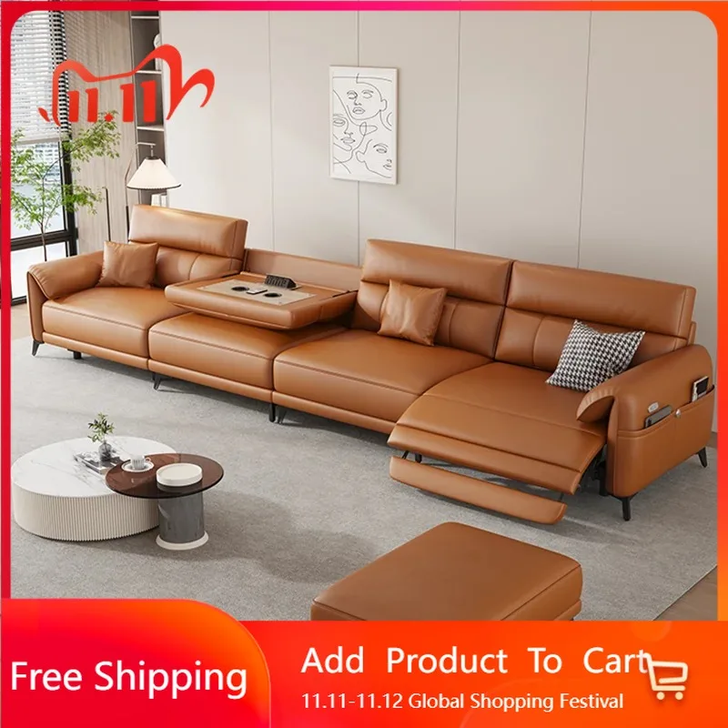 أريكة غرفة المعيشة البرتقالية للنساء تصميم قابل للتمديد أرائك غرفة المعيشة الفاخرة الاسكندنافية الحديثة أثاث Divano العصري الاسكندنافي #1