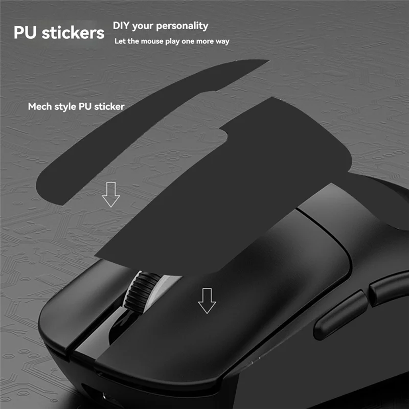 

EMECE-Wireless Bluetooth Mouse 12000Dpi Thin Optical Mouse Paw3311macro Sensor Ergonomic Design Gaming Mouse Black