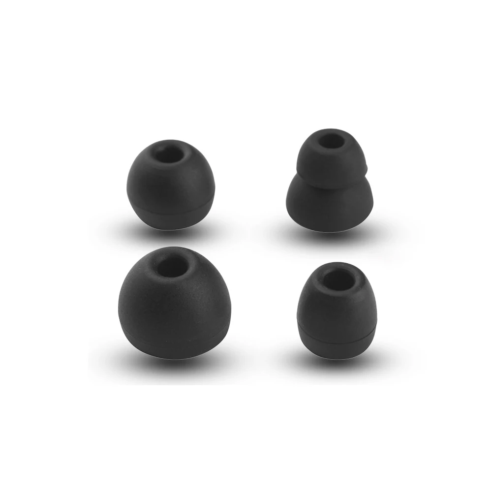 ​Silicone Ear Tips for Flex Eartips/for Powerbeats Pro, Replacement in-Ear Earbuds Tip Cups Soft Covers,4 Pairs Different Sizes