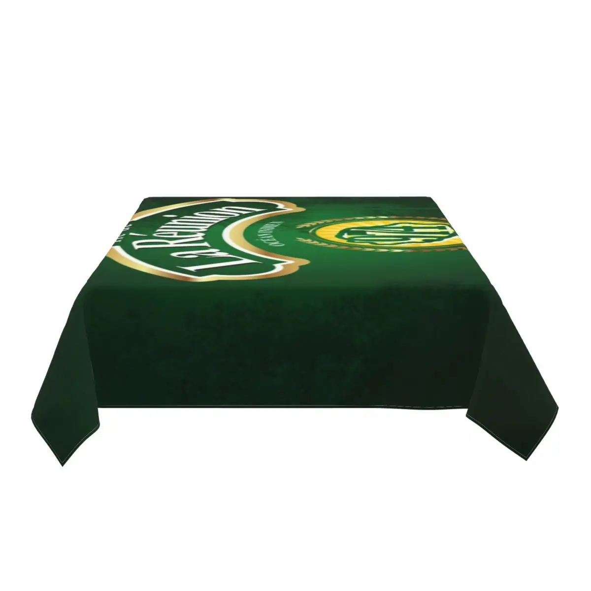 Rectangular Waterproof 974 Reunion Island Tablecloth Backing Edge Table Cover Margouillat Isle Beach Indian Ocean Table Cloth