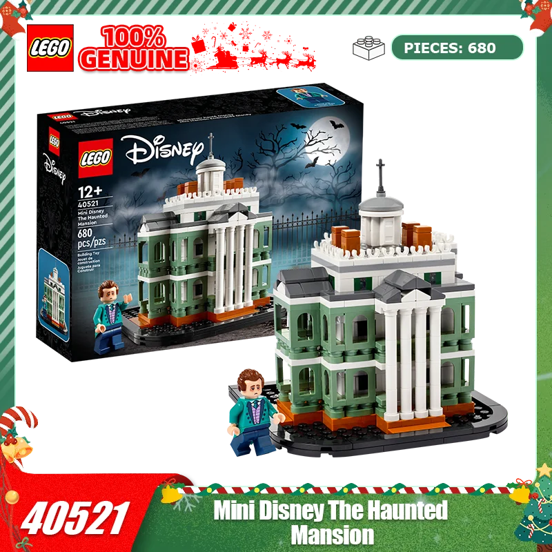 

LEGO Building Toy 40521 Mini Disney Ghost Mansion Desktop Decoration Pendant Building Blocks Boys and Girls Gift
