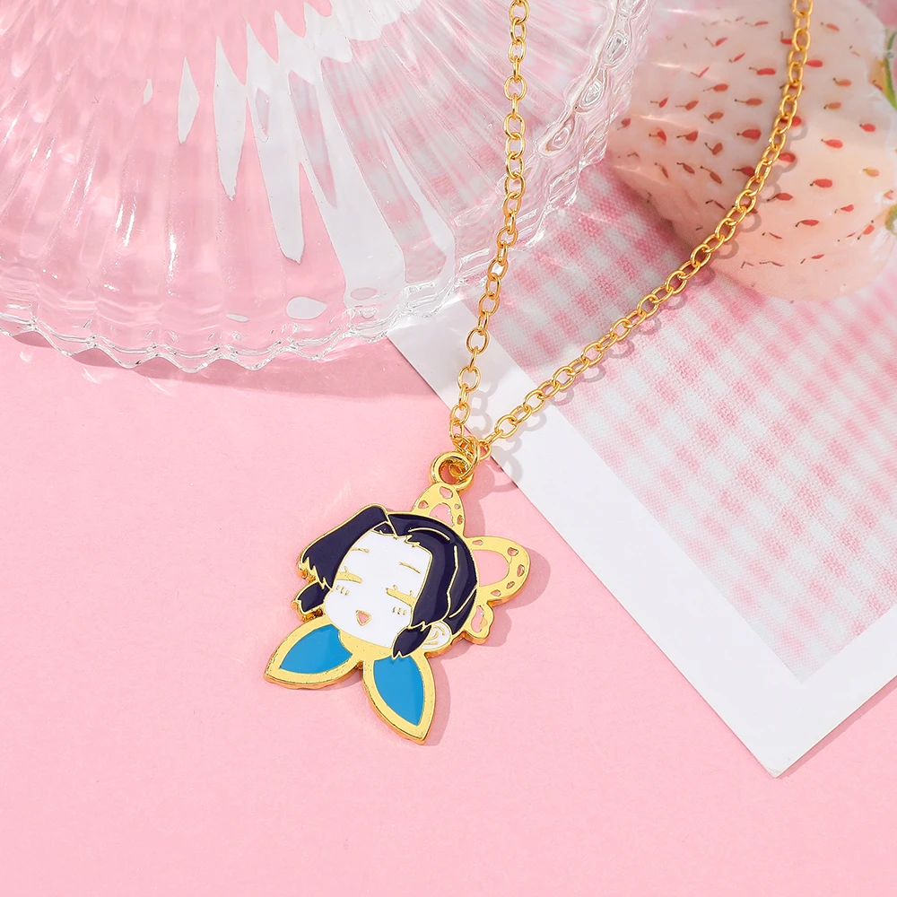 Anime Pendant Necklace - Милый эмалевый кулон с изображением аниме-персонажа,