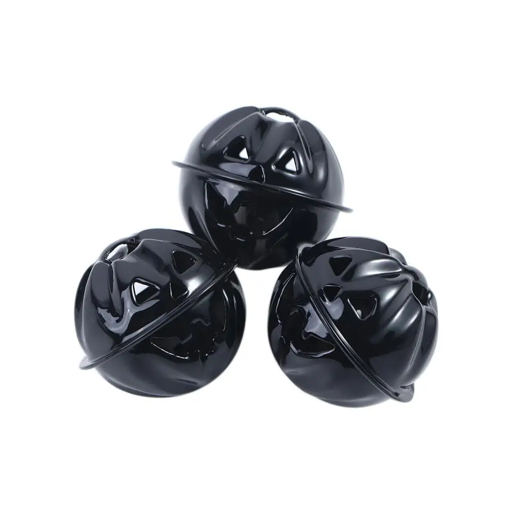

Cute 10 pcs Pendant Hanging Ornaments Pumpkin Head Shape Ghost Face Gift Halloween Decor Metal Bell Pumpkin Bells