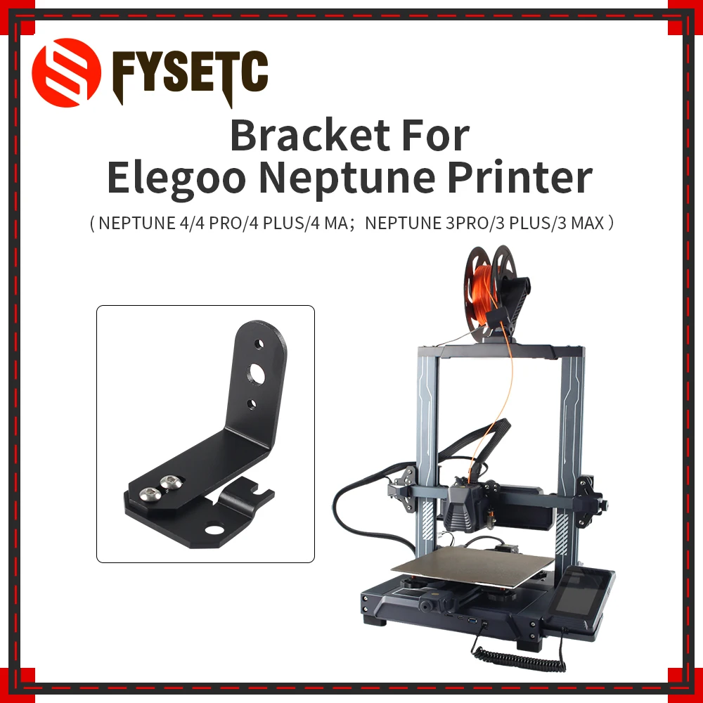 FYSETC BLTouchBracket Sensor Holder Bracket for elego neptune 3/4 PRO/PLUS/MAX  Auto Leveling Sensor Rack Mount 3D Printer Parts