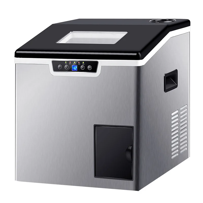 #￥for 40kg Fully Automatic Ice Machine ZBS-20B,Commercial Small Home Cube Maker,Milk Tea Shop Crushed Ice Unit